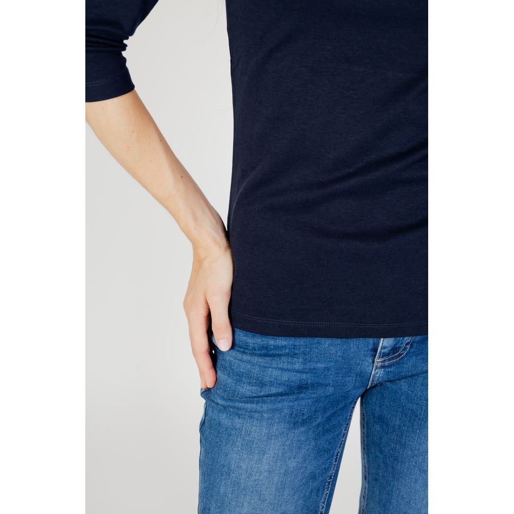 Street One Blaues Baumwoll-Langarmshirt