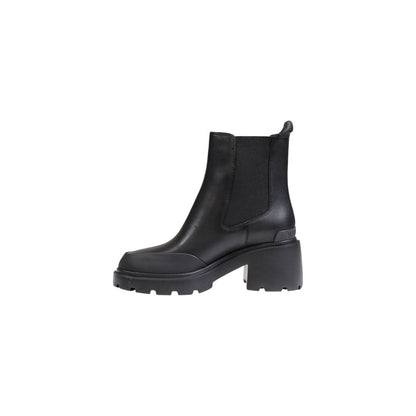 Tommy Hilfiger Jeans Schwarzes Leder Knöchel