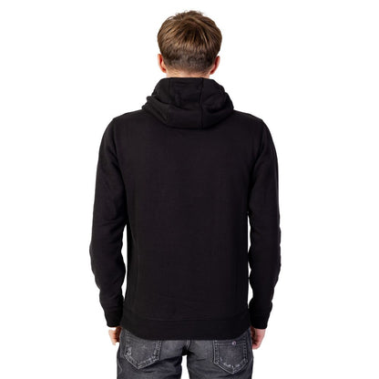 Tommy Hilfiger Jeans Schwarzer Bio-Baumwoll-Kapuzenpulli