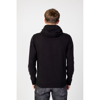 Tommy Hilfiger Jeans Schwarzer Bio-Baumwoll-Kapuzenpulli