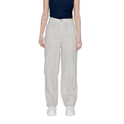 Street One Beige Leinenhose