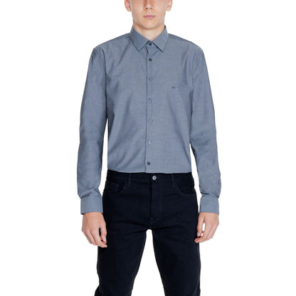 Calvin Klein Schwarzes Baumwollhemd