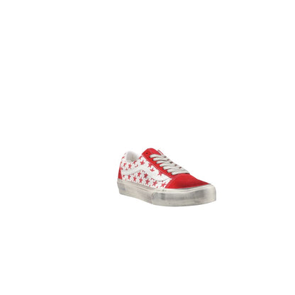Vans Red Suede Sneakers