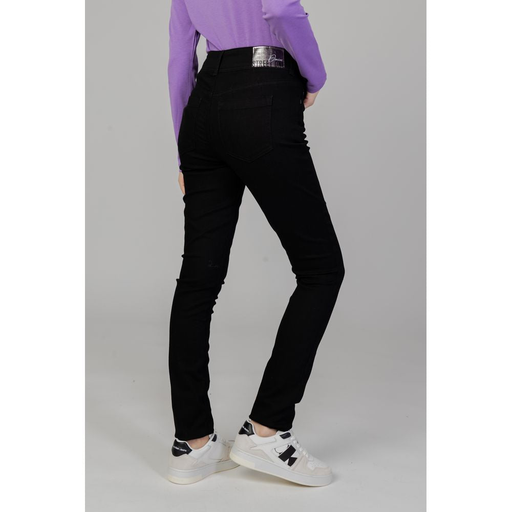 Street One Schwarze Slim Fit Jeans aus Baumwolle