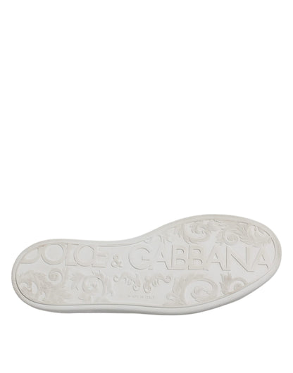 Dolce & Gabbana Weiß Low Top Männer Saint Tropez Turnschuhe Schuhe