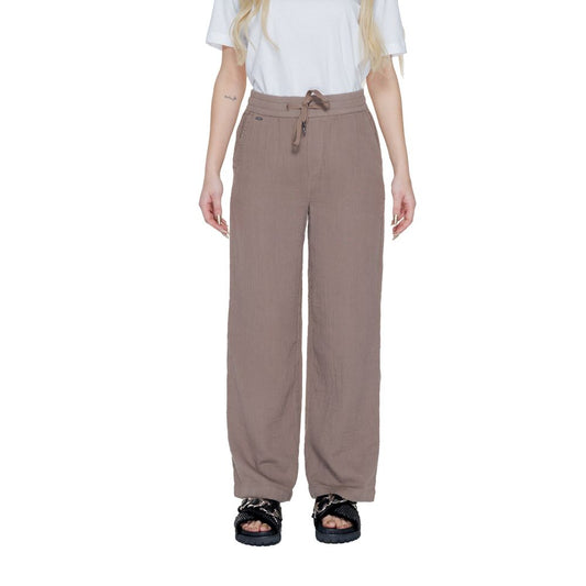 Street One Braune Baumwollhose