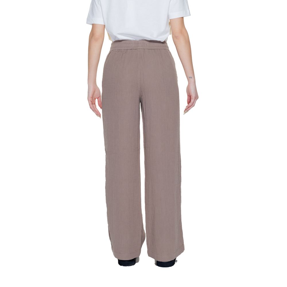 Street One Braune Baumwollhose