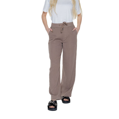 Street One Braune Baumwollhose