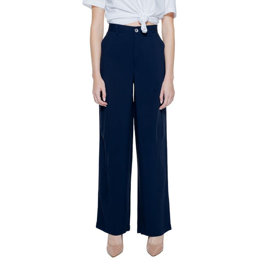 Street One Blaue Viskose-Hose