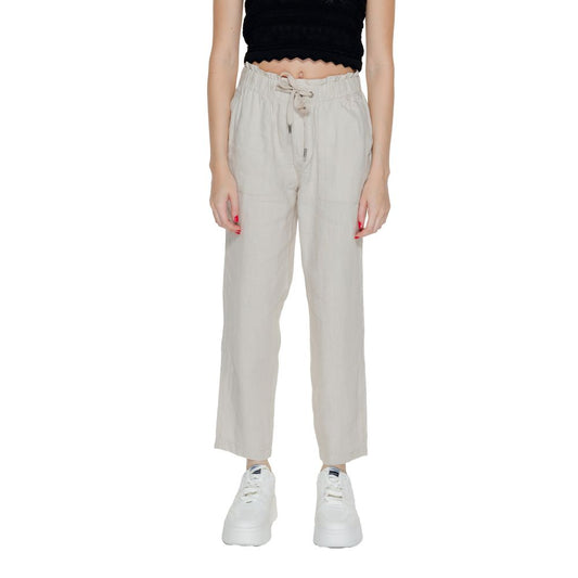 Street One Beige Leinenhose