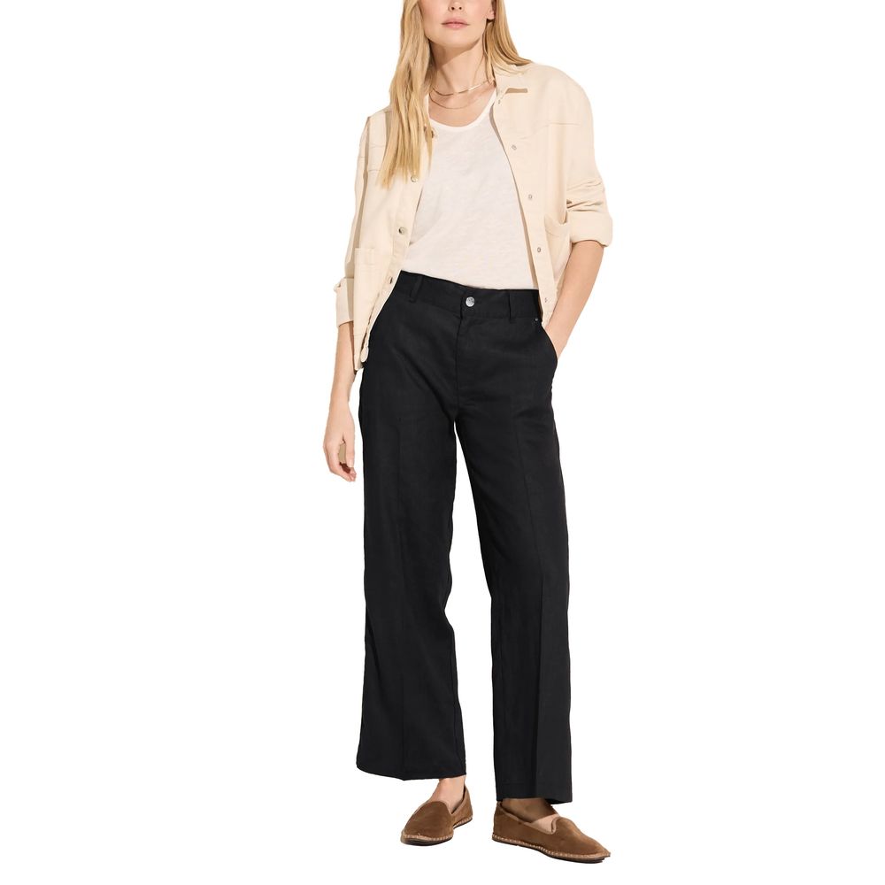 Street One Schwarze Leinenhose