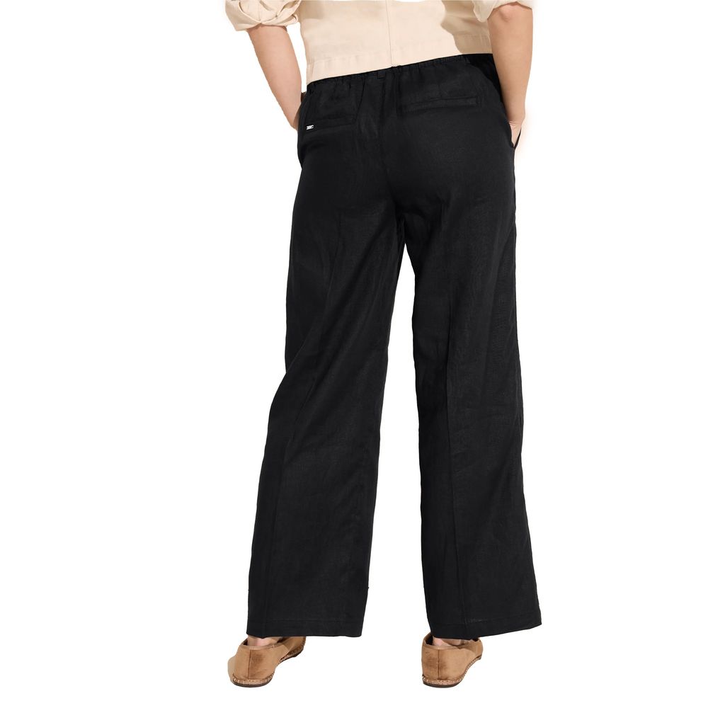 Street One Schwarze Leinenhose