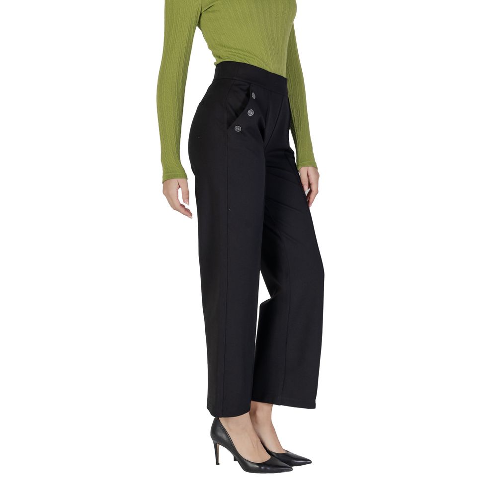 Street One Black Viscose Jeans &amp; Pants
