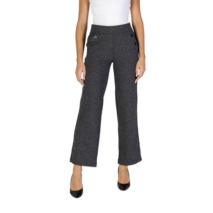 Street One Black Polyester Jeans &amp; Pants
