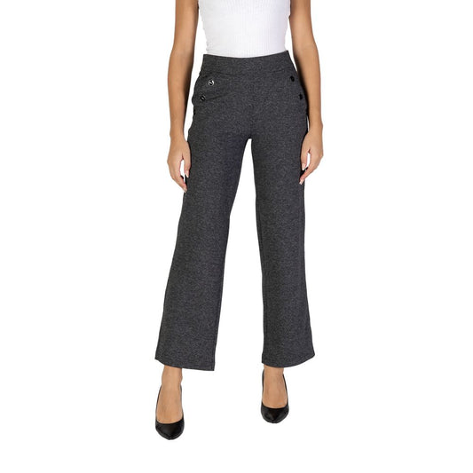 Street One Black Polyester Jeans &amp; Pants