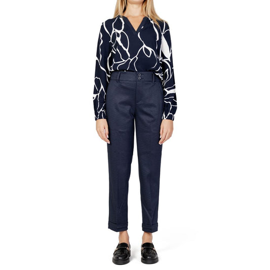 Street One Blaue Viskose-Hose