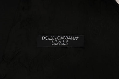 Dolce & Gabbana Schwarze STAFF Baumwollweste