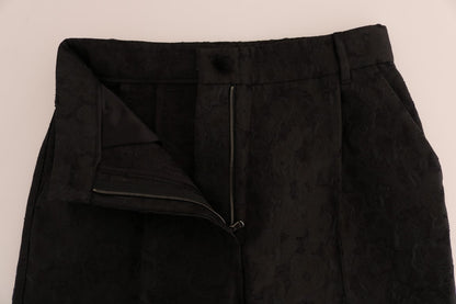 Dolce &amp; Gabbana Elegant high-waisted capri pants