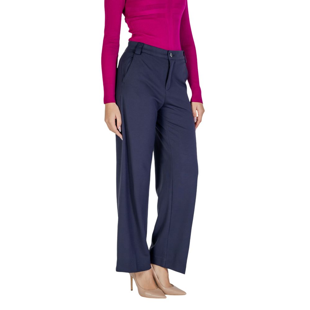 Street One Blaue Viskose-Hose