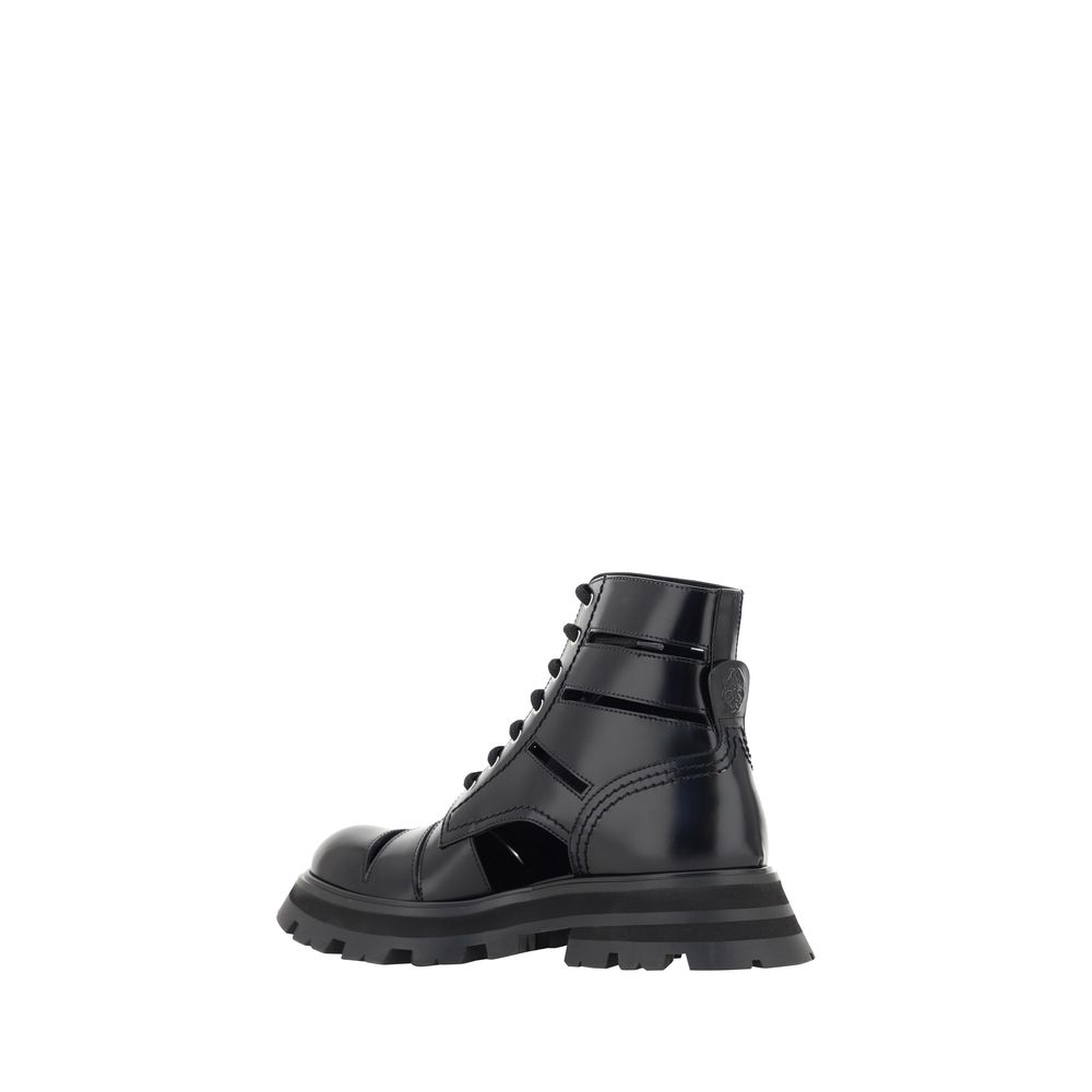 Alexander McQueen Wander-Kampfstiefel
