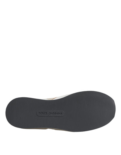 Dolce & Gabbana Multicolor Leder Low Top Sneakers Schuhe