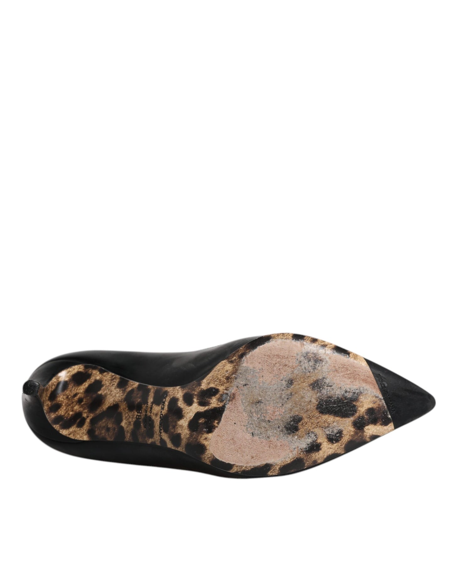 Dolce & Gabbana Schwarz Kalbsleder Stiletto Heels Pumps Schuhe