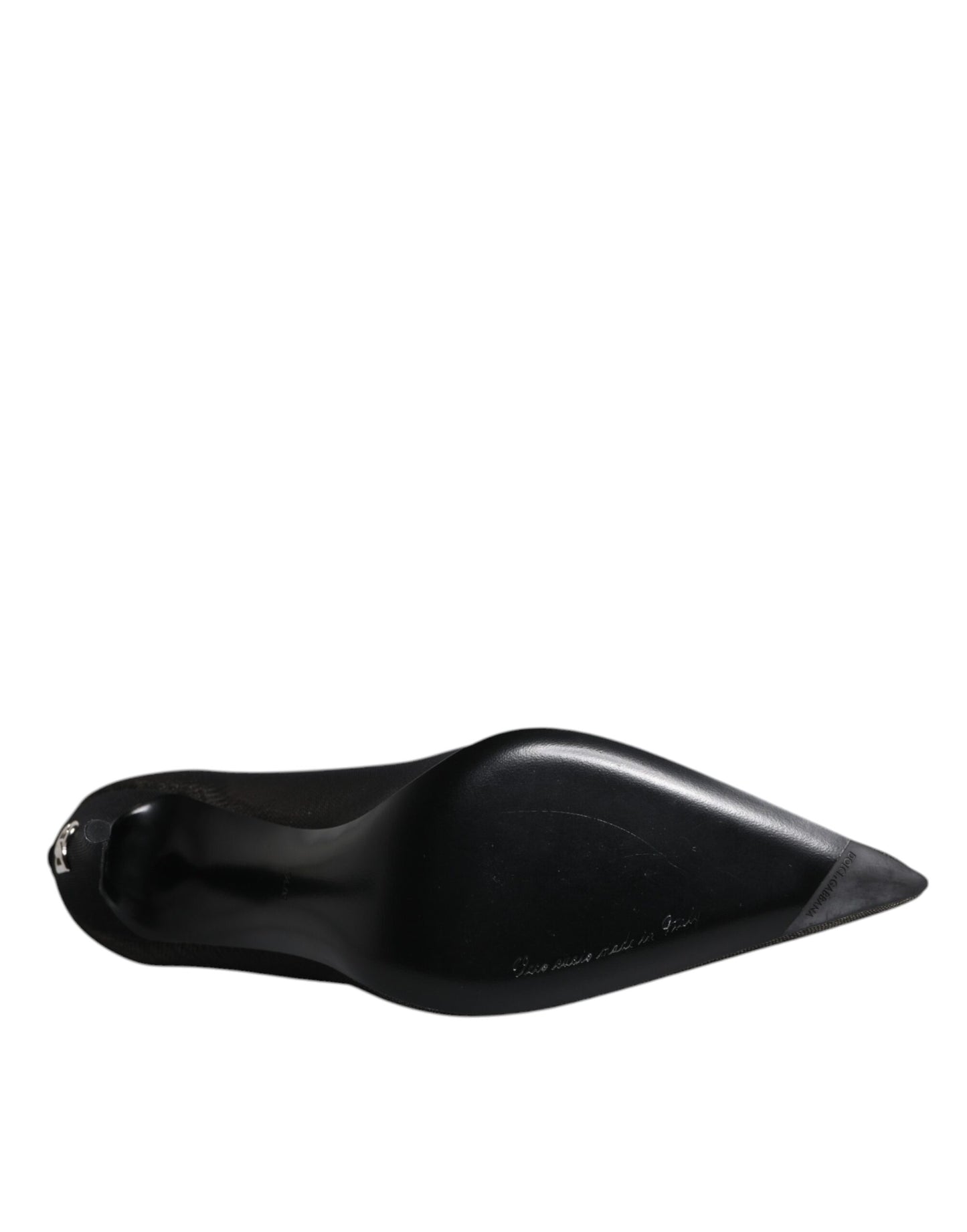 Dolce & Gabbana Schwarz Viskose Mesh Socke Stil Stiefel Schuhe