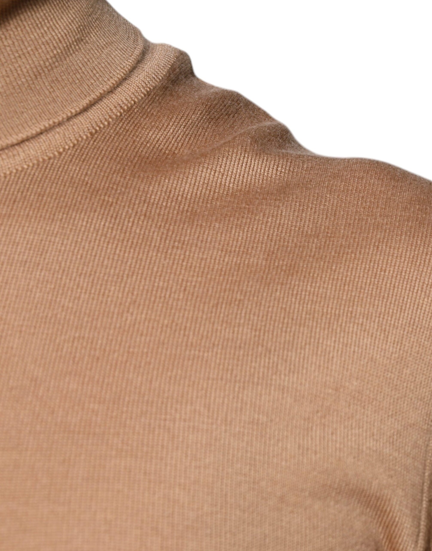 Dolce & Gabbana Brauner Rollkragenpullover mit langen Ärmeln