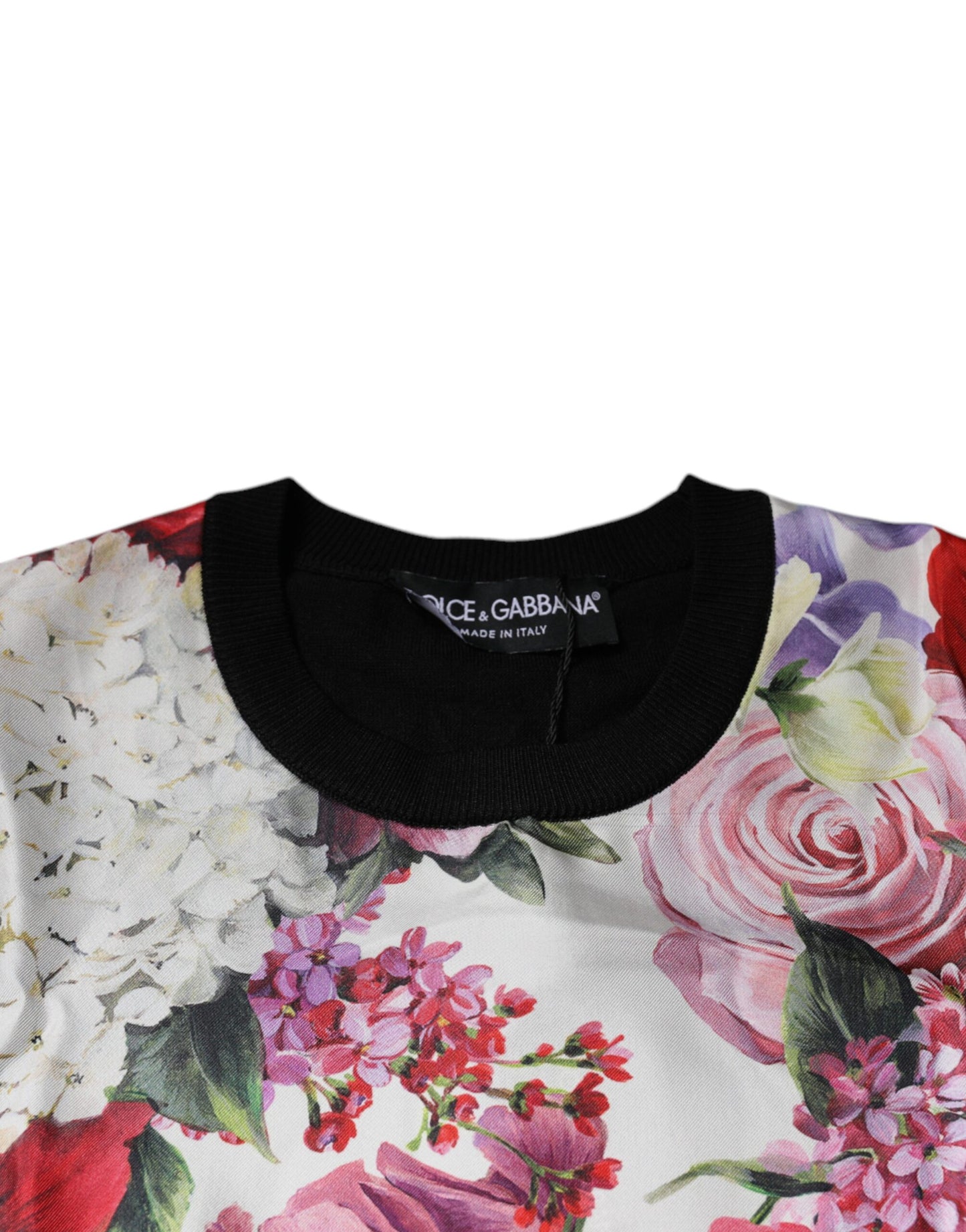 Dolce & Gabbana Multicolor Floral Silk Sleeveless Tank Bluse Top