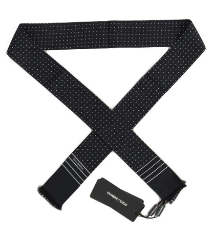Dolce &amp; Gabbana Elegant Silk Tie Men's Scarf Wrap