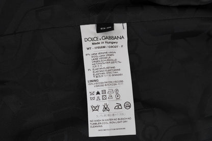 Dolce & Gabbana Graue Stretchweste aus Wolle