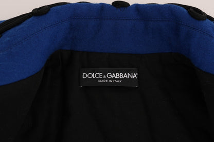Dolce & Gabbana Trenchcoat aus schwarzer Wolle