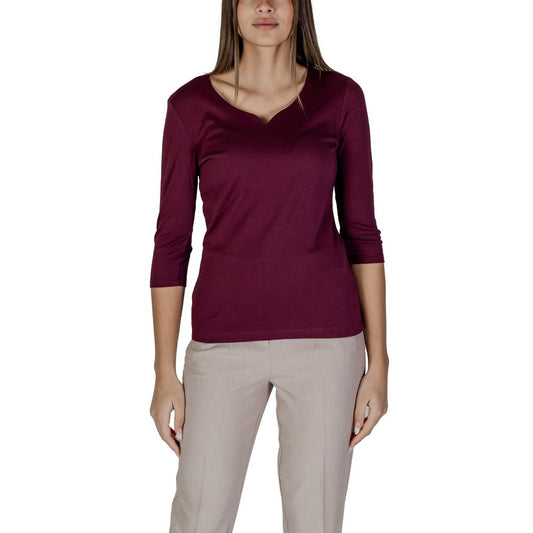 Street One Lila T-Shirt aus Baumwolle