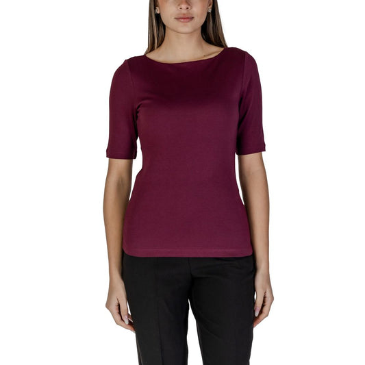 Street One Lila T-Shirt aus Baumwolle