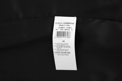 Dolce & Gabbana Schwarze Weste mit Polka-Dot-Muster