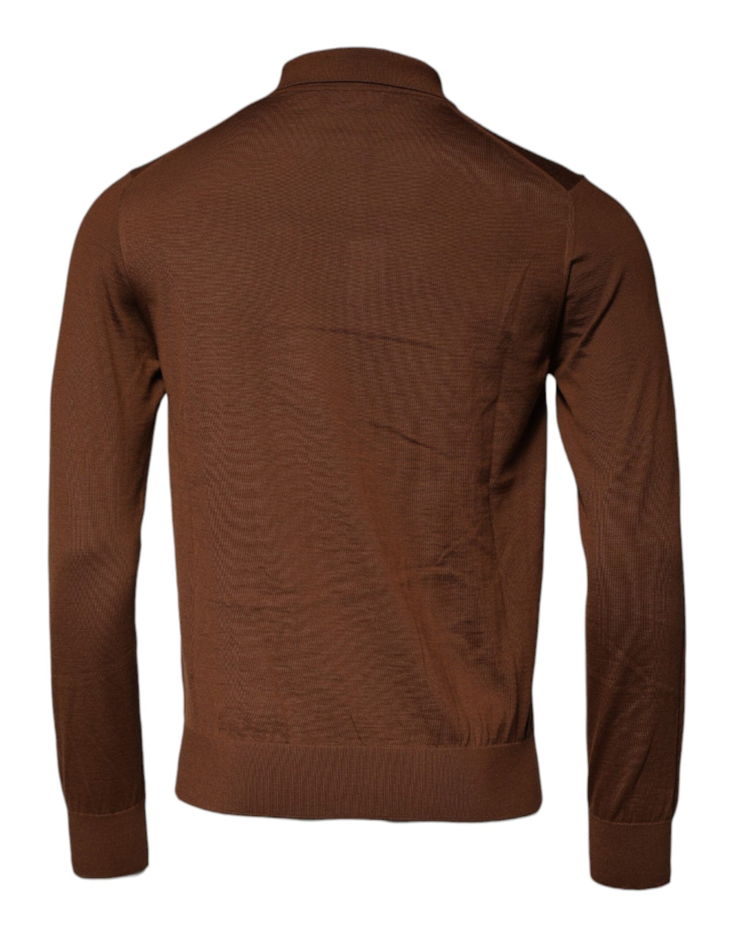 Dolce & Gabbana Brauner Kaschmir Pullover mit Knöpfen für Männer