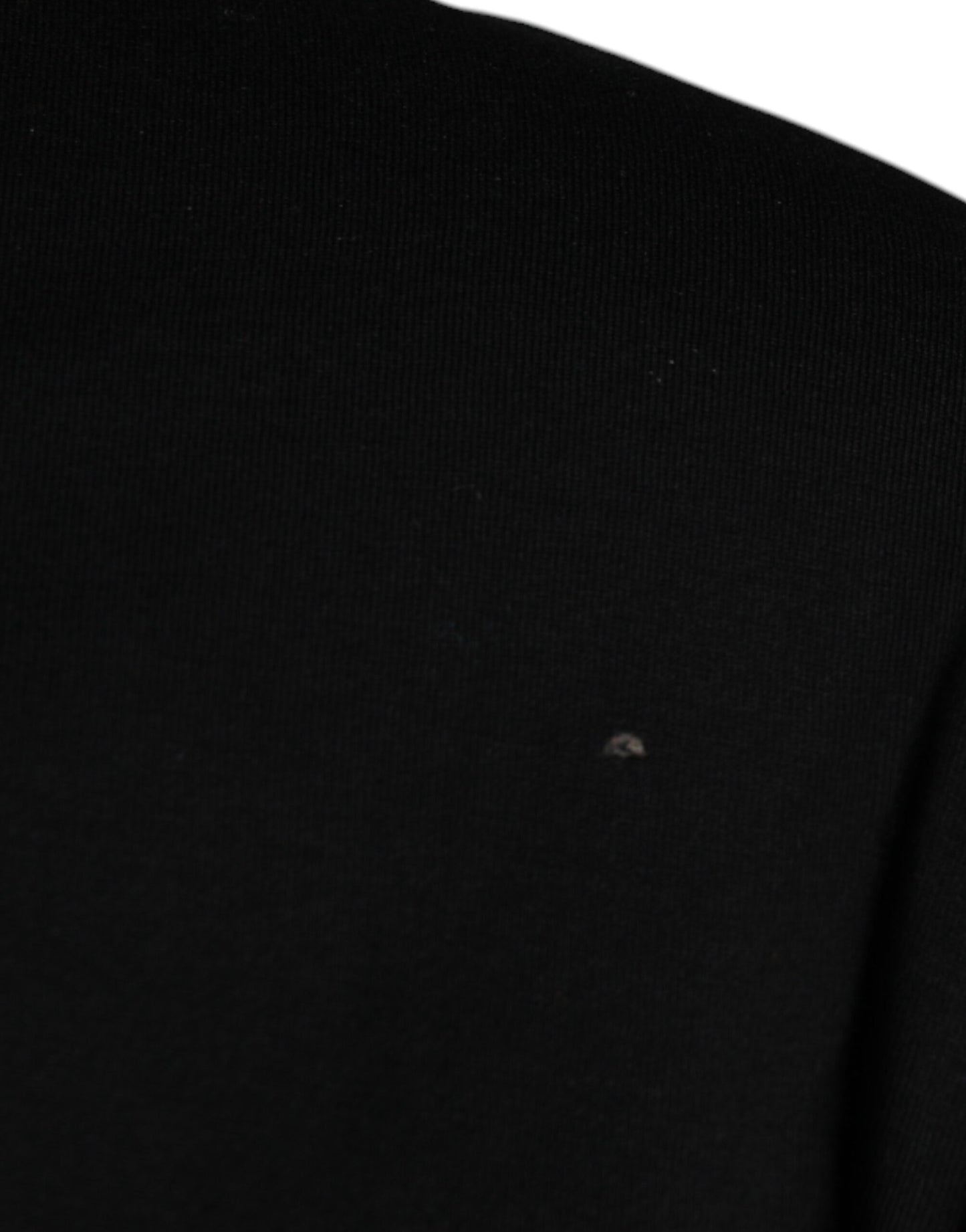 Dolce & Gabbana Schwarzes Kurzarm-T-Shirt mit Rundhalsausschnitt