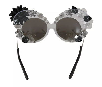 Dolce & Gabbana Transparente DG4292 Runde Kristall-Sonnenbrille