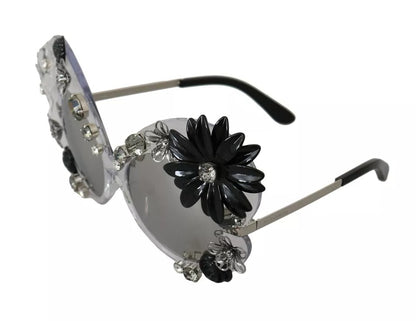Dolce & Gabbana Transparente DG4292 Runde Kristall-Sonnenbrille