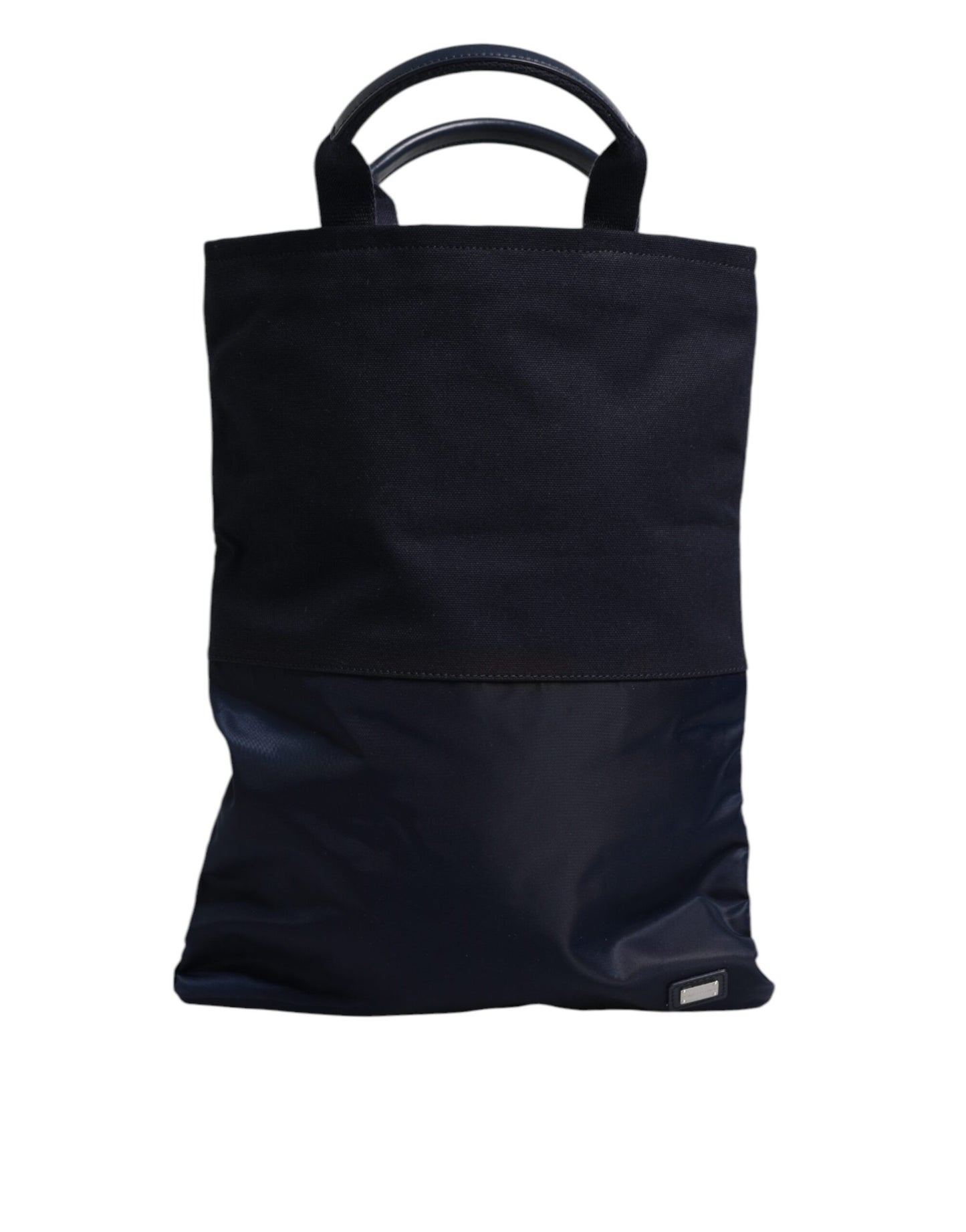 Dolce & Gabbana Dunkelblau Nylon Schulter Baby Tote Wickeltasche