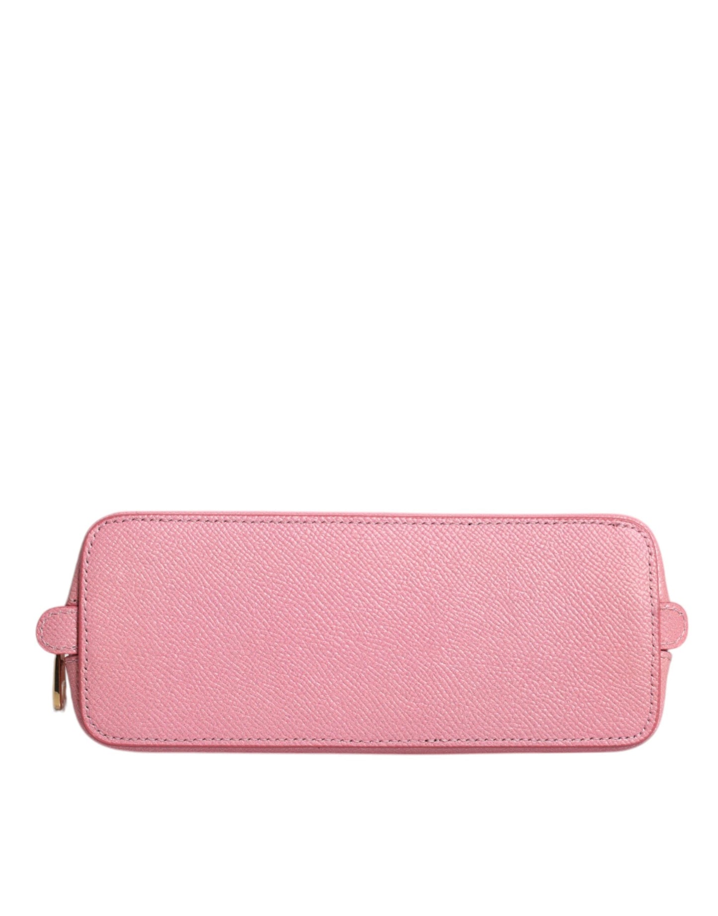 Dolce & Gabbana Rosa Leder DG Logo Zip um Hand Geldbeutel Brieftasche