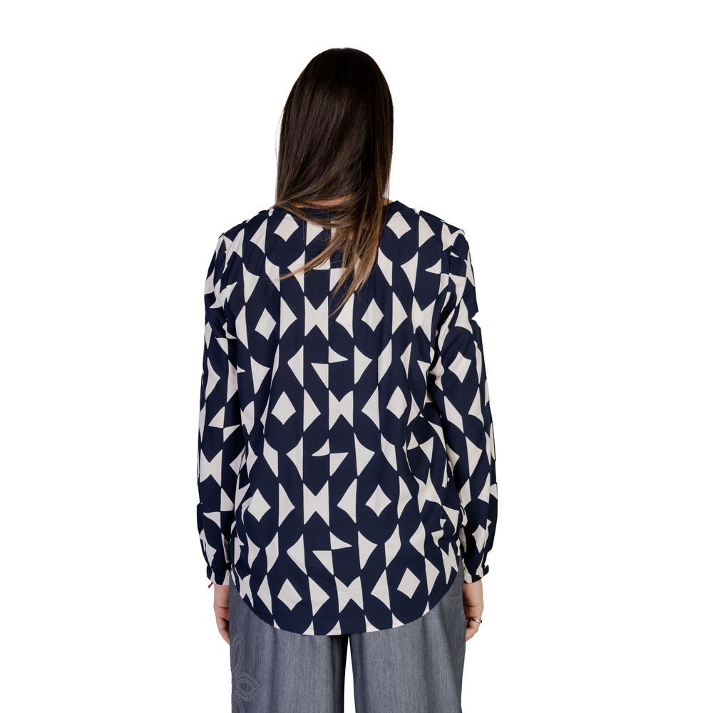 Street One Blaue Viskose-Bluse