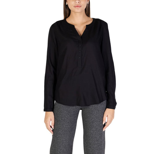 Street One Schwarze Viskosebluse