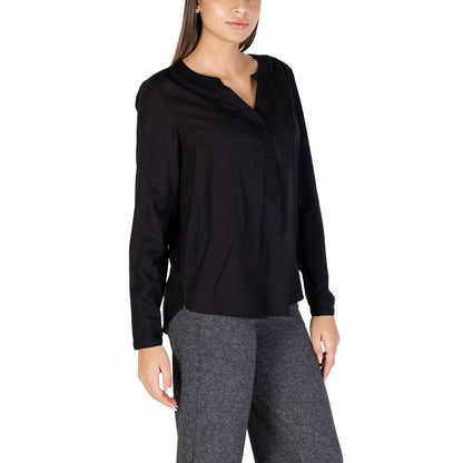 Street One Schwarze Viskosebluse