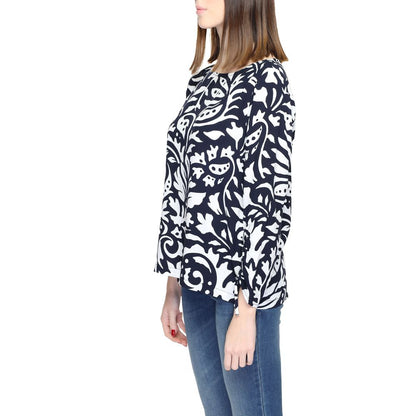Street One Blaue Viskose-Bluse