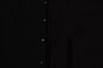 Dolce & Gabbana Blau gestreiftes Pyjama-Lounge-Hemd aus Baumwolle