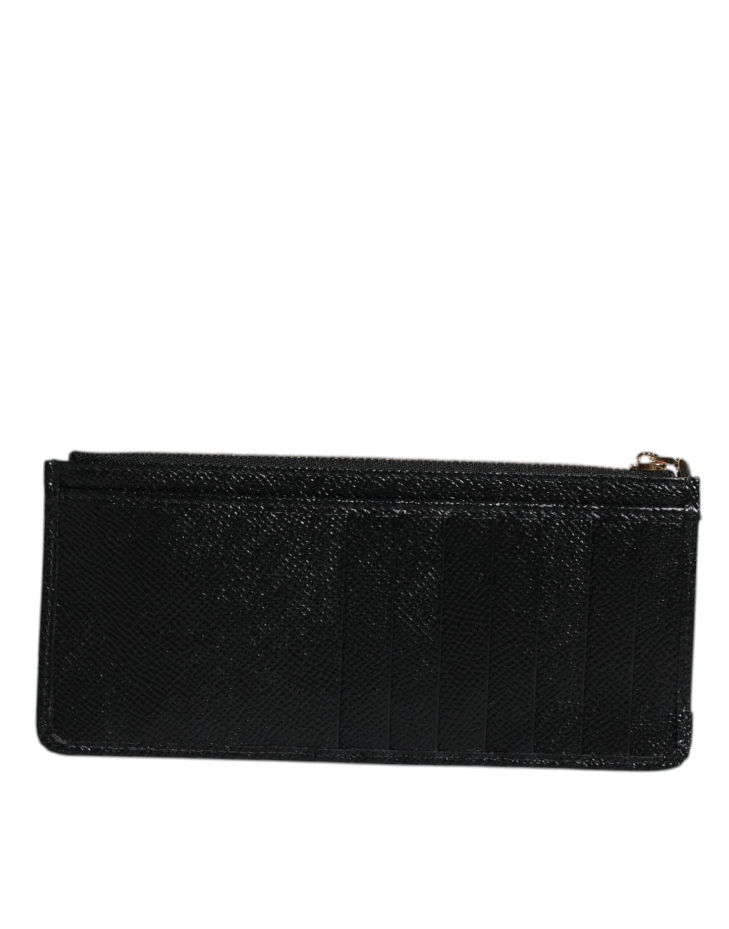 Dolce & Gabbana Schwarzes Leder #DGLovesLondon Kartenhalter Etui Brieftasche