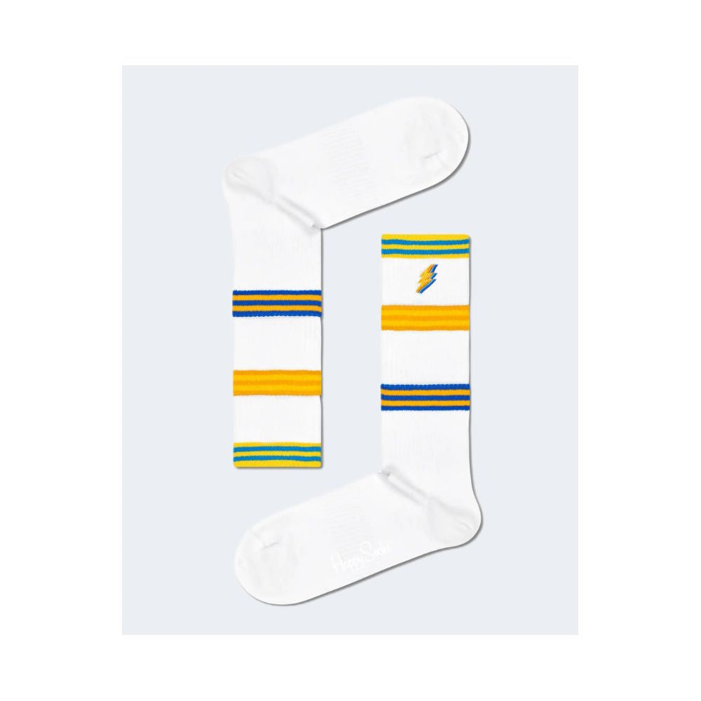 Happy Socks Weiße Baumwollsocke