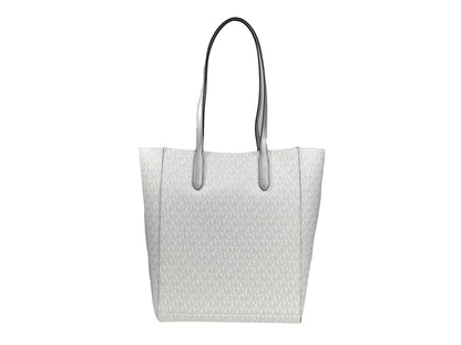 Michael Kors Vincent mit Kartenetui Große Tote Geldbörse Tasche Silber
