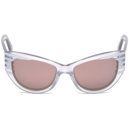 Just Cavalli Graue Plastiksonnenbrille